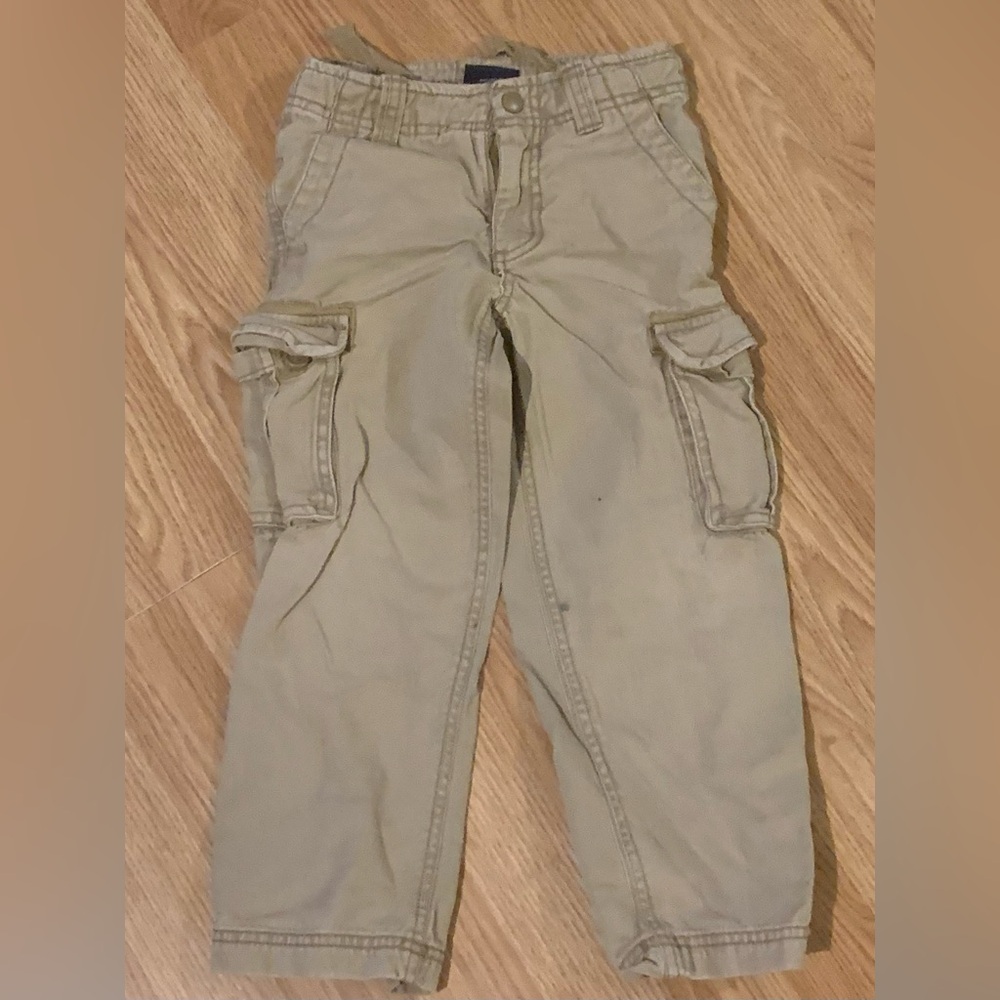Cherokee Tan Cargo Pants w/Multiple Functional Pockets - Size 4